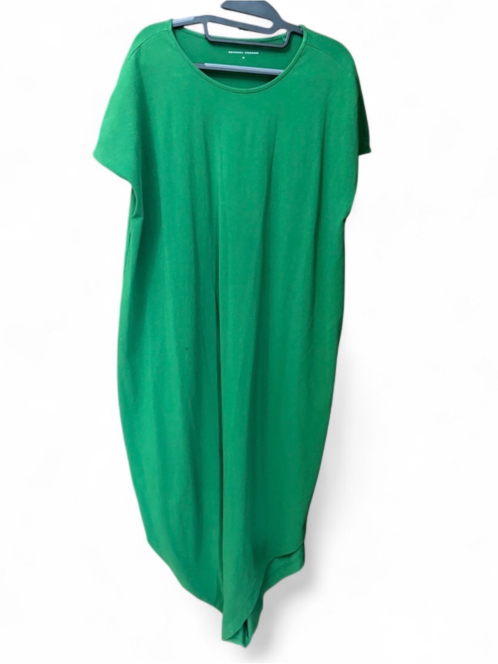 Universal Standard Emerald Green Midi Shift Dress
